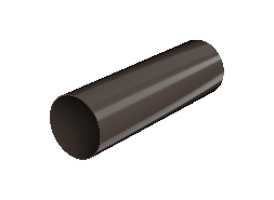 ТН ПВХ 125/82 мм, водосточная труба пластиковая (1,5 м), темно-коричневый, шт.